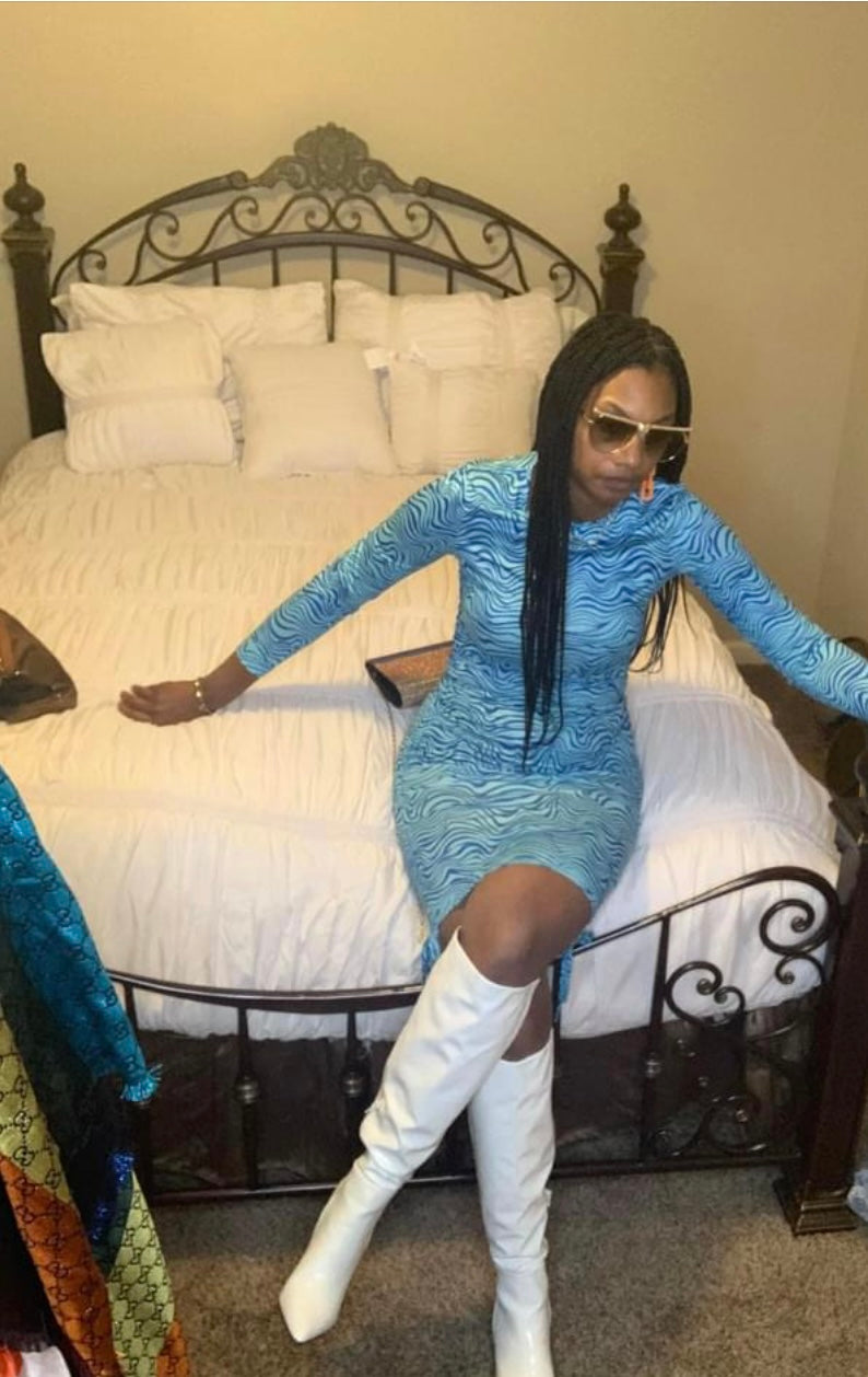 Turquoise bodycon