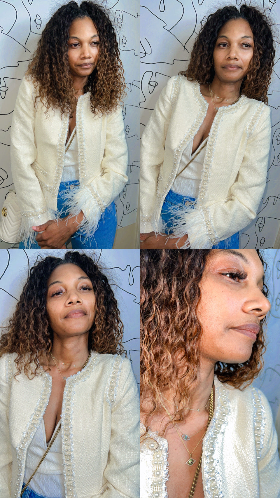 White Embellished Jacket