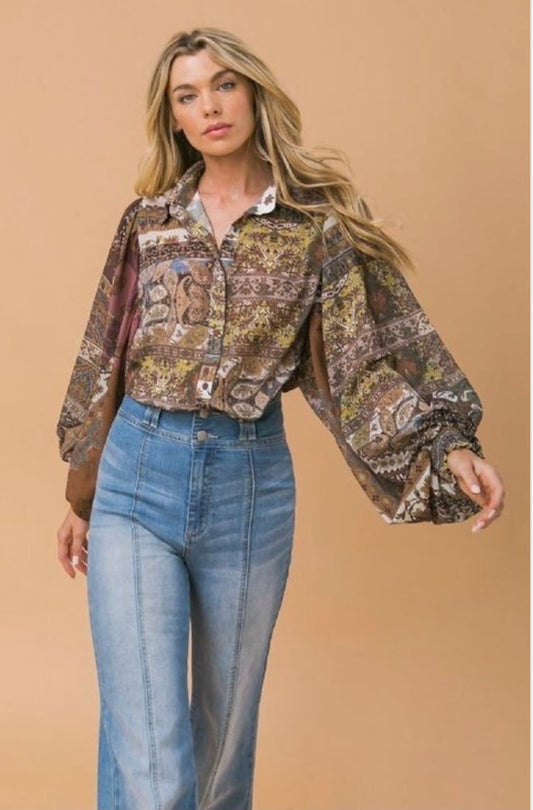 Paisley Blouse