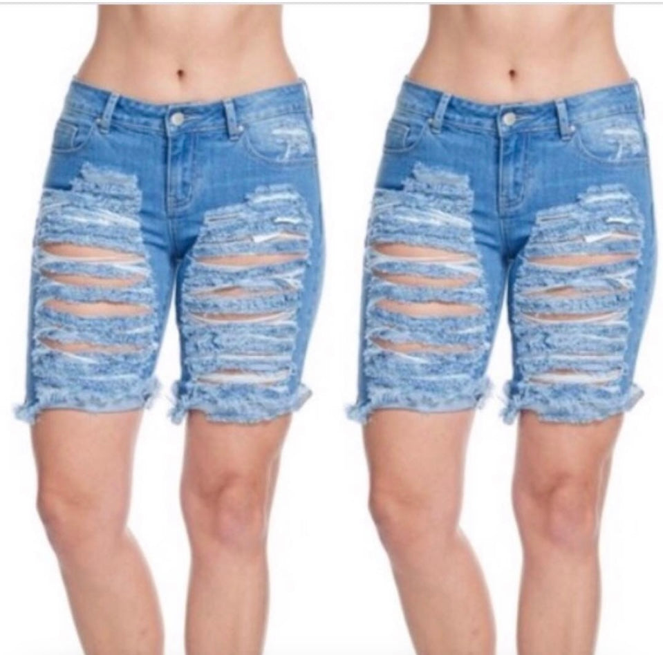 Bermuda Denim Shorts