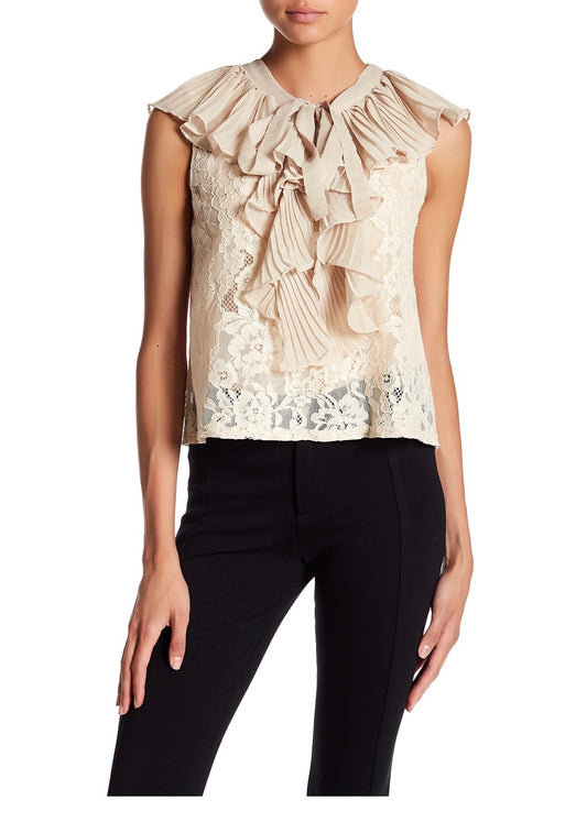 Lace Chiffon Blouse