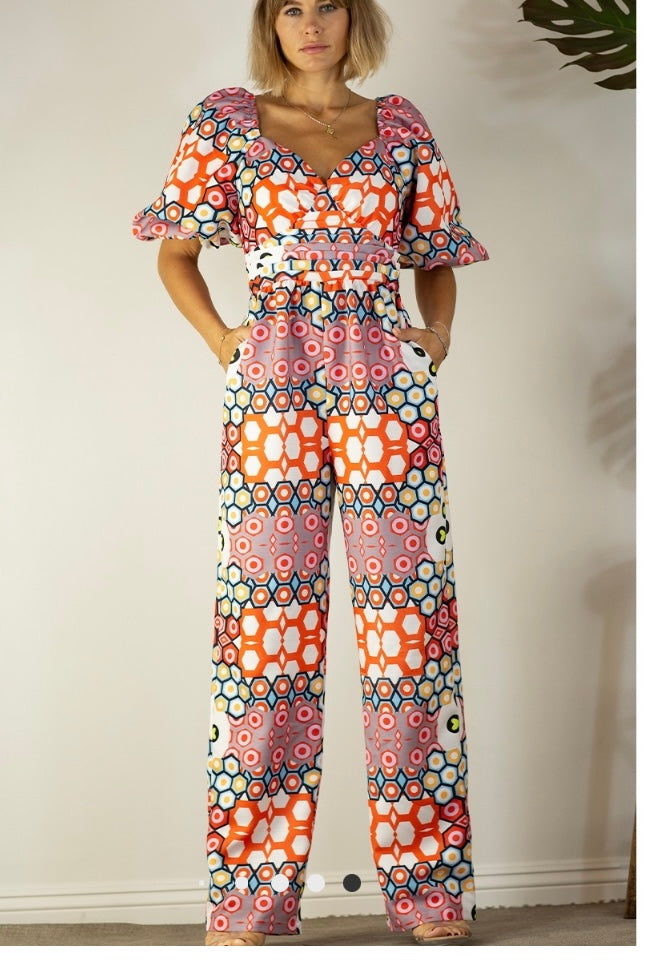 Abstract Jumpsuit