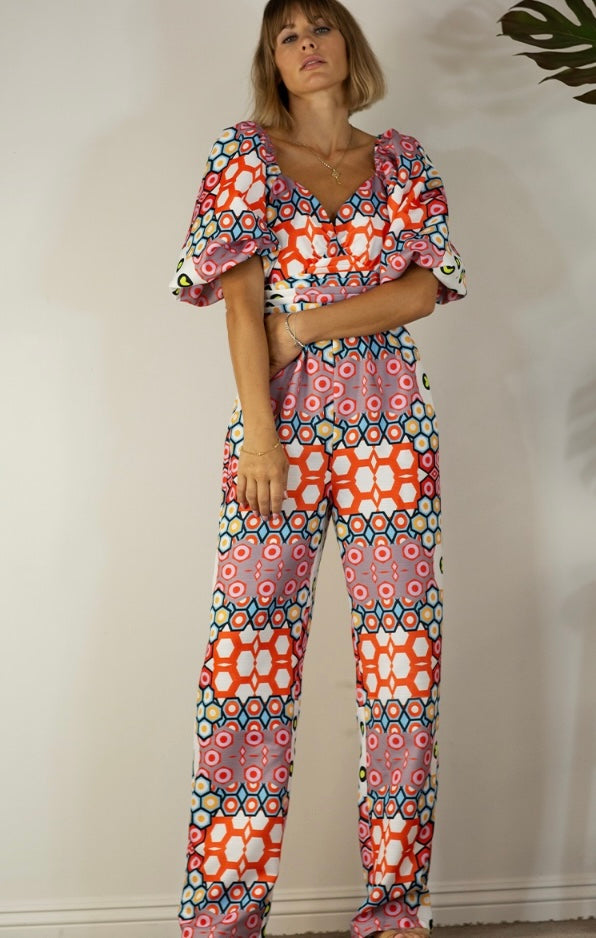 Abstract Jumpsuit