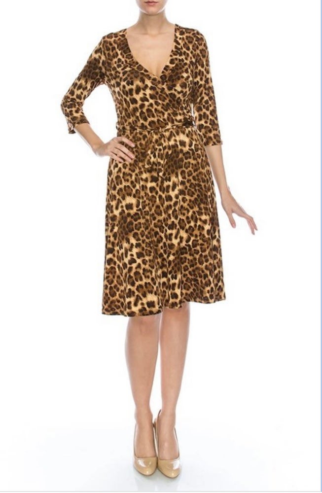 Leopard A-line dess